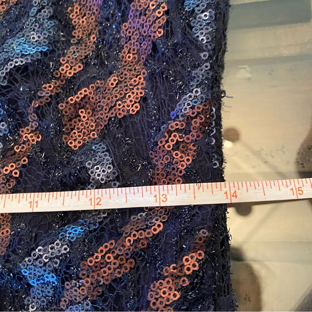 David Meister Black and Brown Sequined Dress - Picture 9 of 16